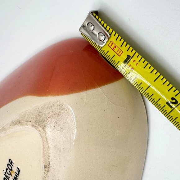 Décor Australia Fiji Ceramic Triangular Dish Ashtray Abstract Art Plate Vtg 2 - Picture 5 of 7